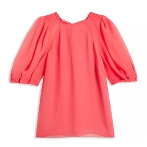 Ted Baker Natalie Boxy Top With Puffer Sleeves